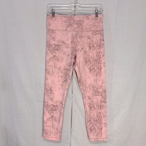 ZYIA Active Pink Etching Ligth n Tight Leggings Women’s NWOT size 8/10